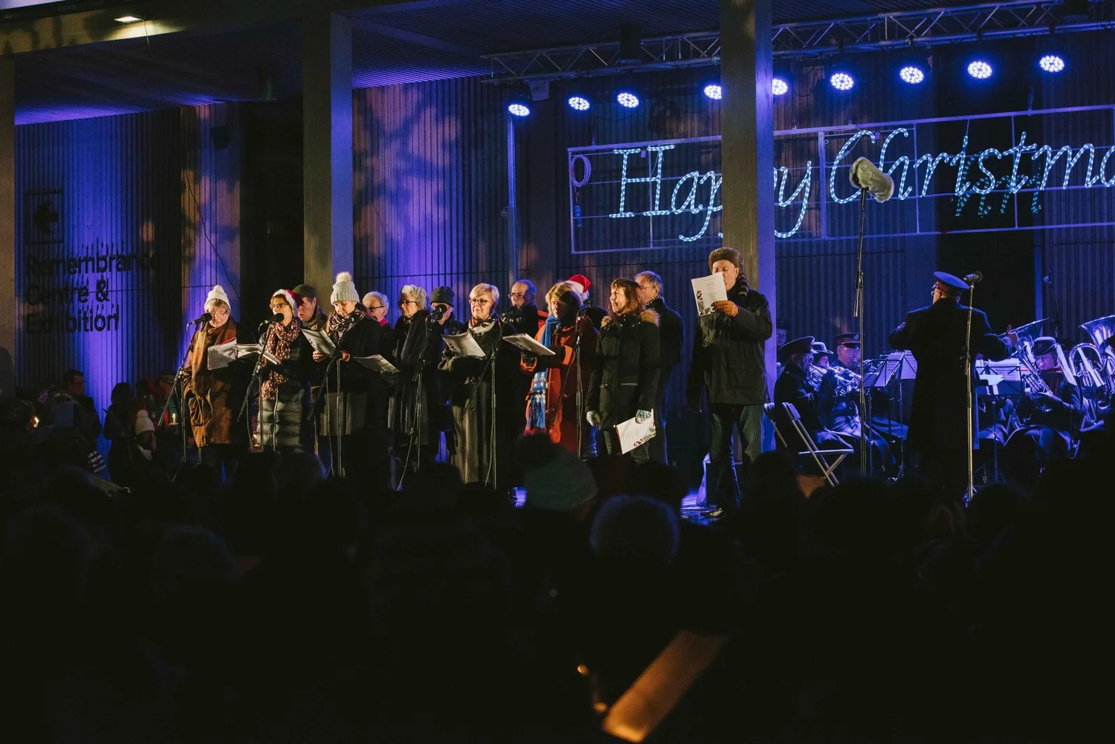 Carol Concert choir and candlelight