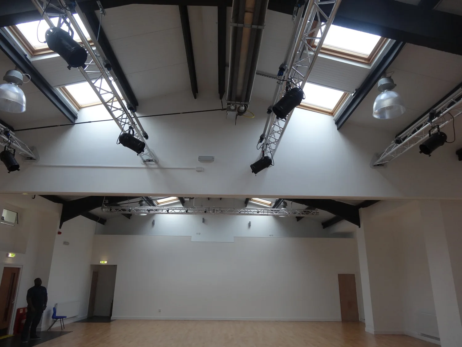 Dance studio production lighting