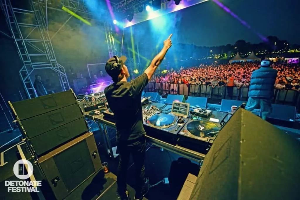 Detonate Festival DJ booth