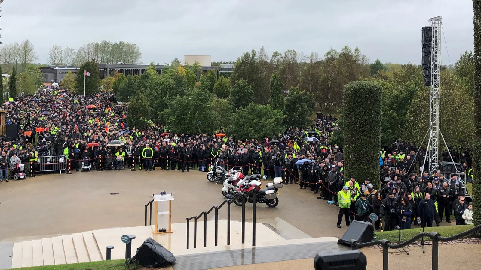 Ride to the Wall ceremony