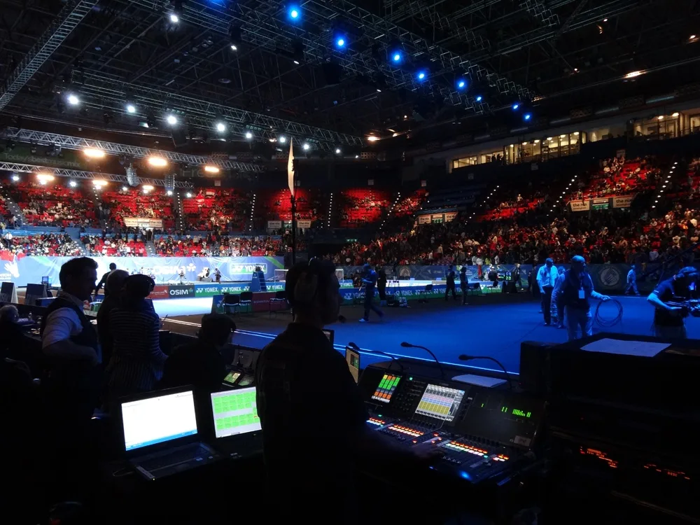 Yonex Open badminton match